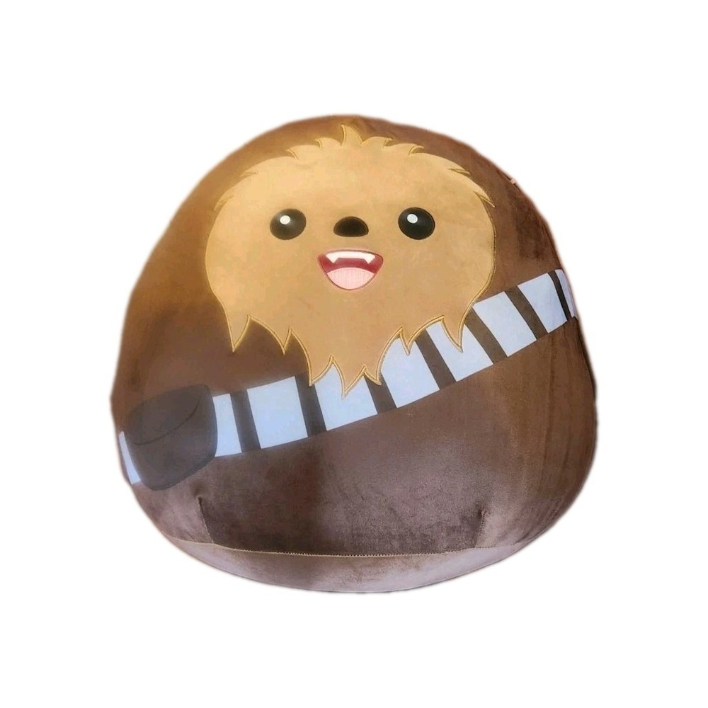 Squishmallows Star Wars Chewbacca 20 Inch Plush Kellytoy Wookiee Brown Soft Toy